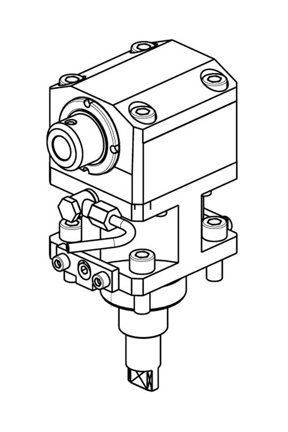 MODULO MOTORIZZATO ASSIALE PER POLIGONATURA INTERNA H=100 mm