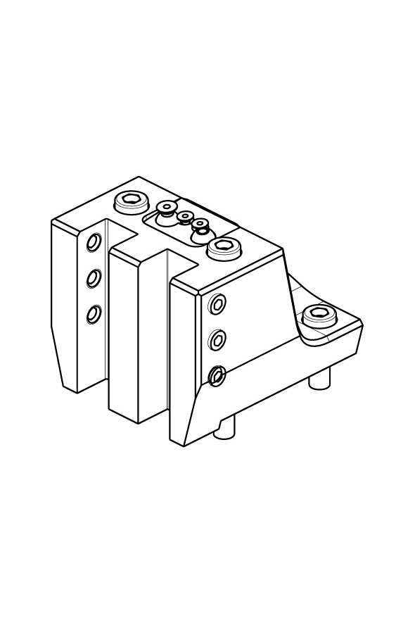 PORTAUTENSILE RADIALE SOVRAPPOSTO QD=20mm