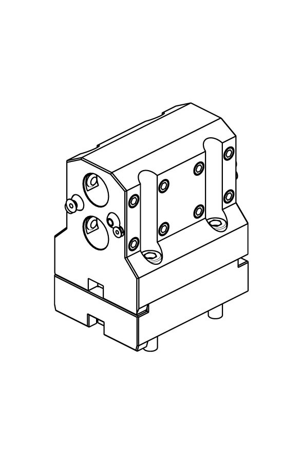 PORTAUTENSILE ASSIALE PER BARENO 2+2 POSIZIONI Ø25 mm / Ø1"