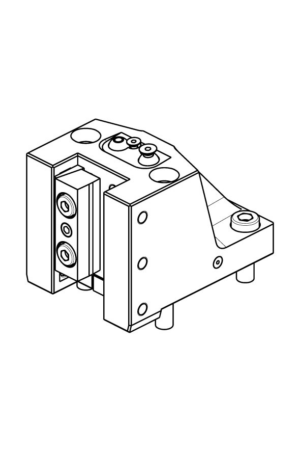 PORTAUTENSILE RADIALE SINGOLO QD=20mm