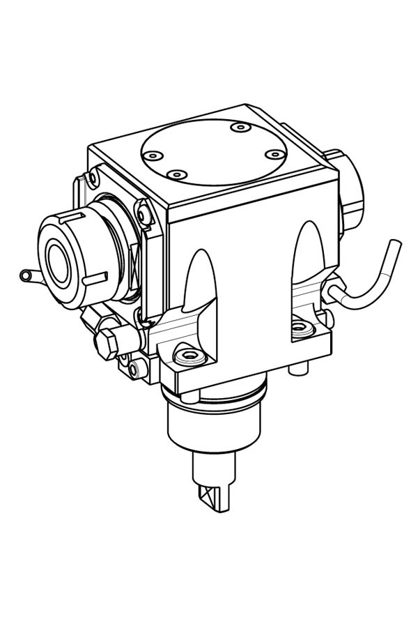 AXIAL OPPOSITE FACE TWIN DRIVEN TOOL H=70 mm