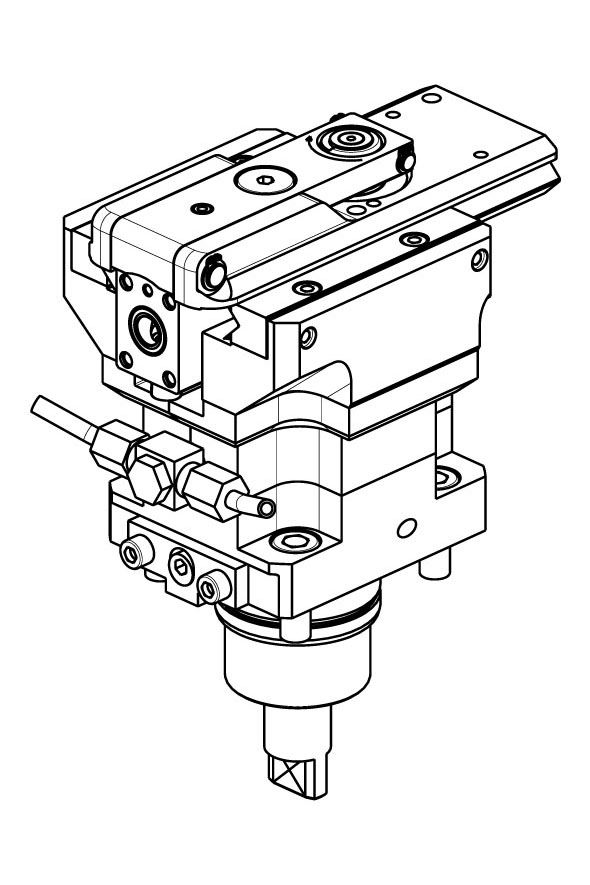 MODULO MOTORIZZATO STOZZATORE CORSA 50 mm H=100 mm