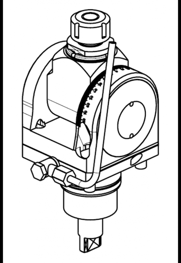+/-90° ADJUSTABLE ANGLE DRIVEN TOOL
