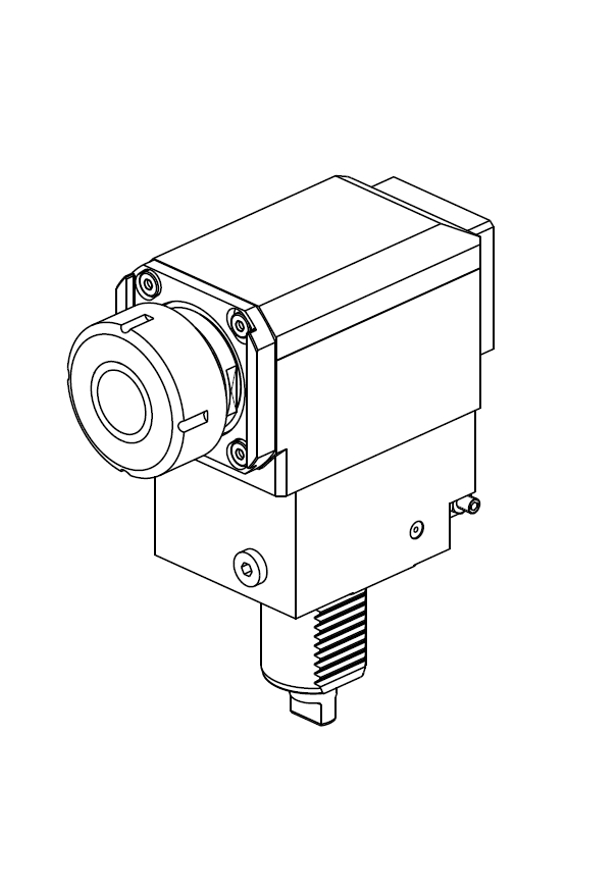 RADIAL DRIVEN TOOL VDI 40 DIN 1809 H=100 mm