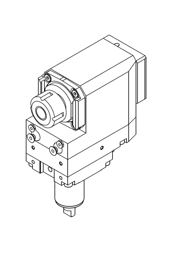 RADIAL REAR-SET DRIVEN TOOL VDI 30 DIN 1809 H=85 mm