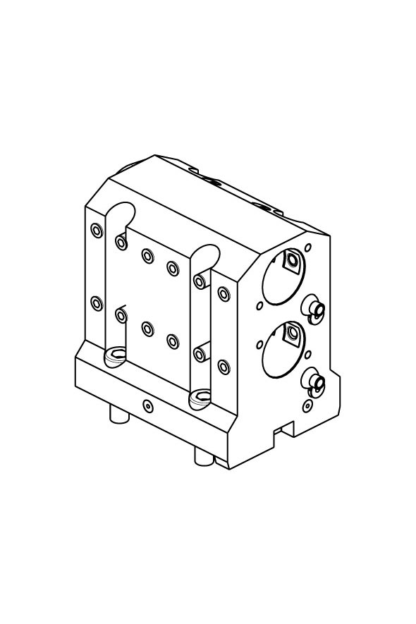 PORTAUTENSILE ASSIALE PER BARENO 2 POSIZIONI Ø25 mm / Ø32 mm / Ø1" / Ø1 1/4" H=100 mm