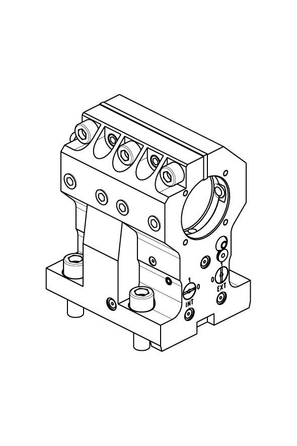 PORTAUTENSILE ASSIALE PER BARENO Ø50 mm H=100 mm