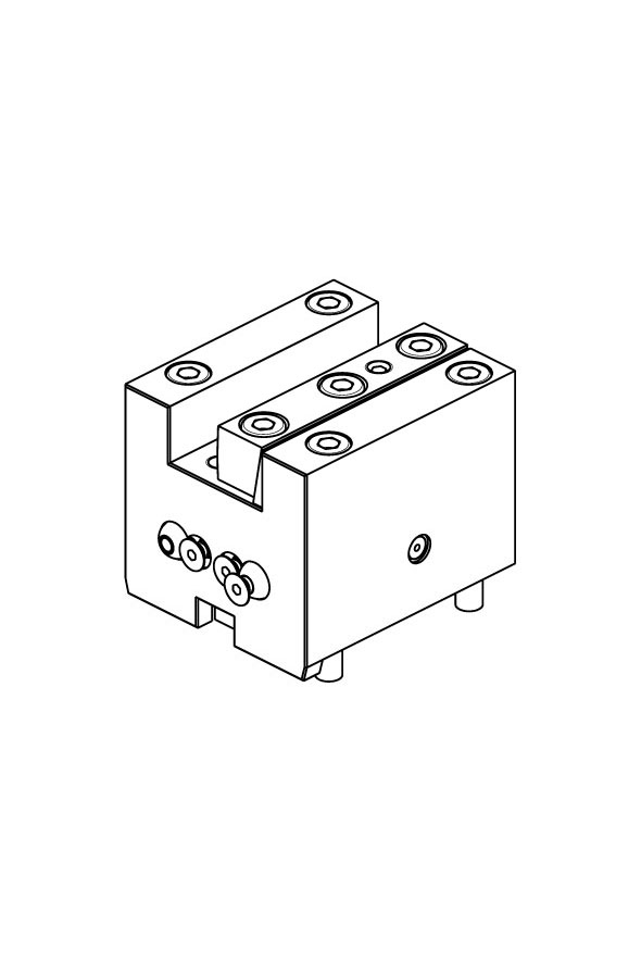 PORTAUTENSILE ASSIALE SINGOLO QD=3/4"