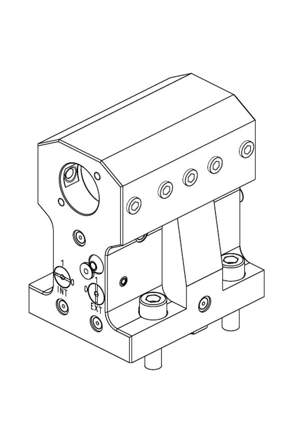 PORTAUTENSILE ASSIALE PER BARENO Ø32 mm H=100mm