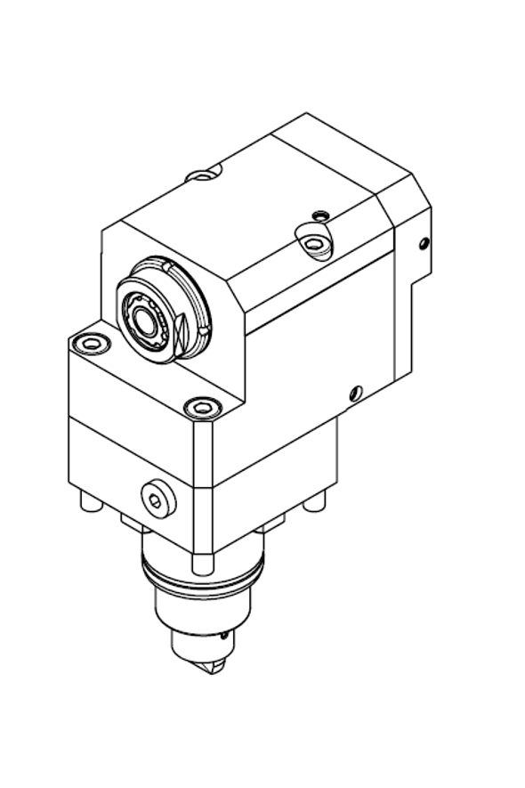 AXIAL DRIVEN TOOL H=85 mm REAR-SET GEARED-UP I=1:3