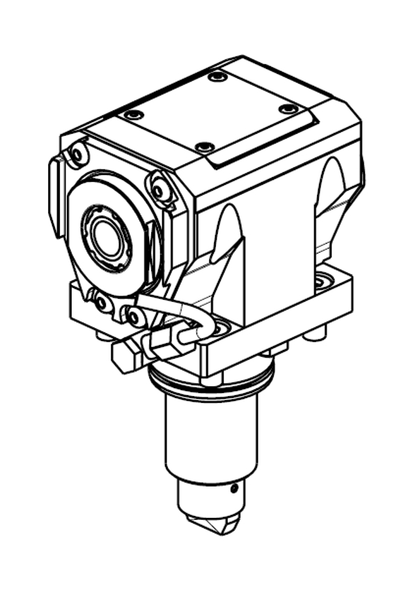 AXIAL OPPOSITE FACE TWIN DRIVEN TOOL H=60mm