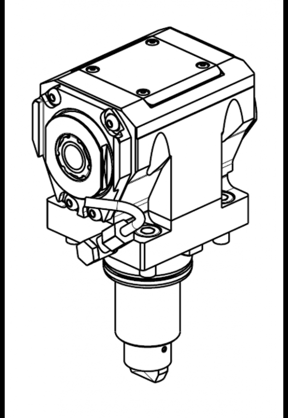 AXIAL OPPOSITE FACE TWIN DRIVEN TOOL H=70mm