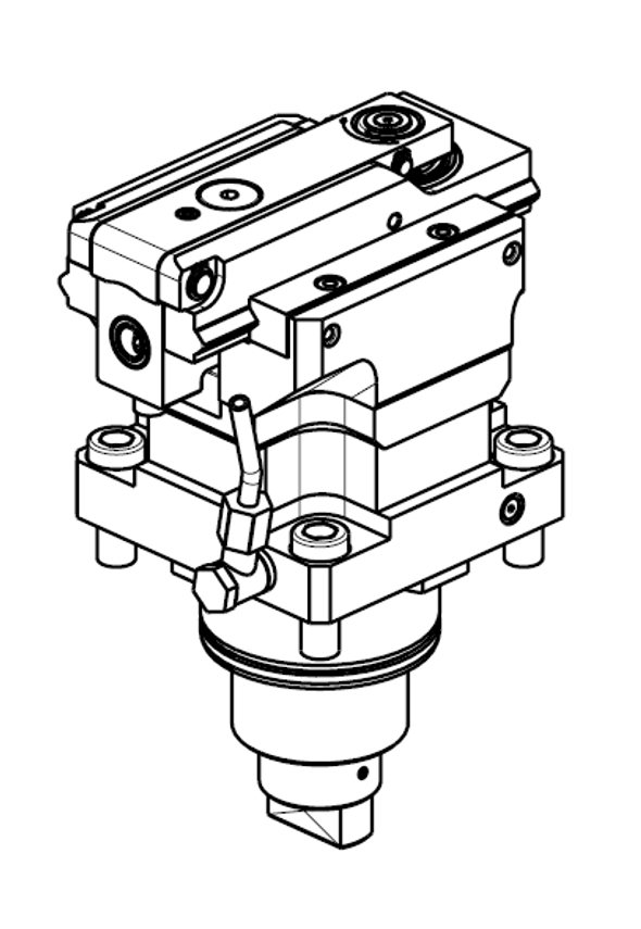 SLOTTING DRIVEN TOOL 25mm STROKE H=90mm