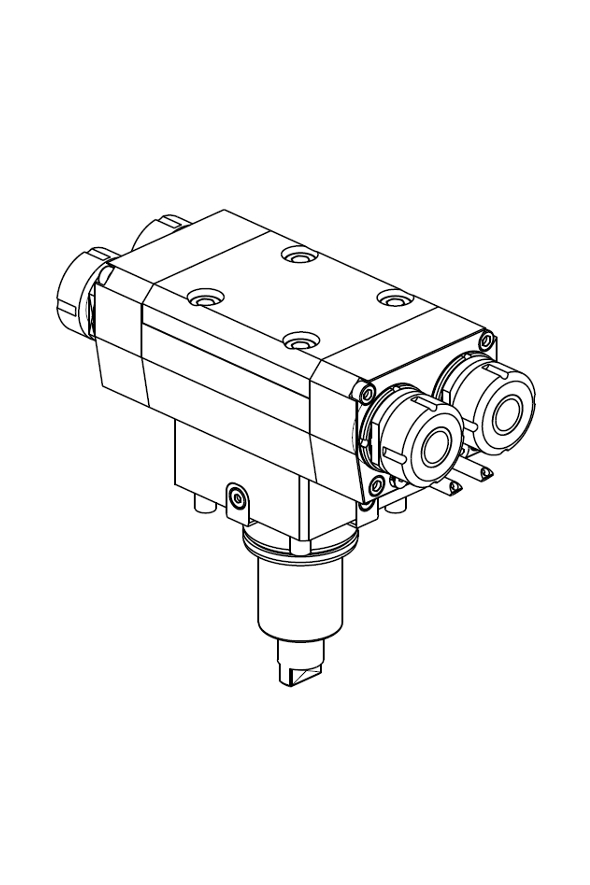 AXIAL DRIVEN TOOL 2+2 HEADS IN Y H=70mm