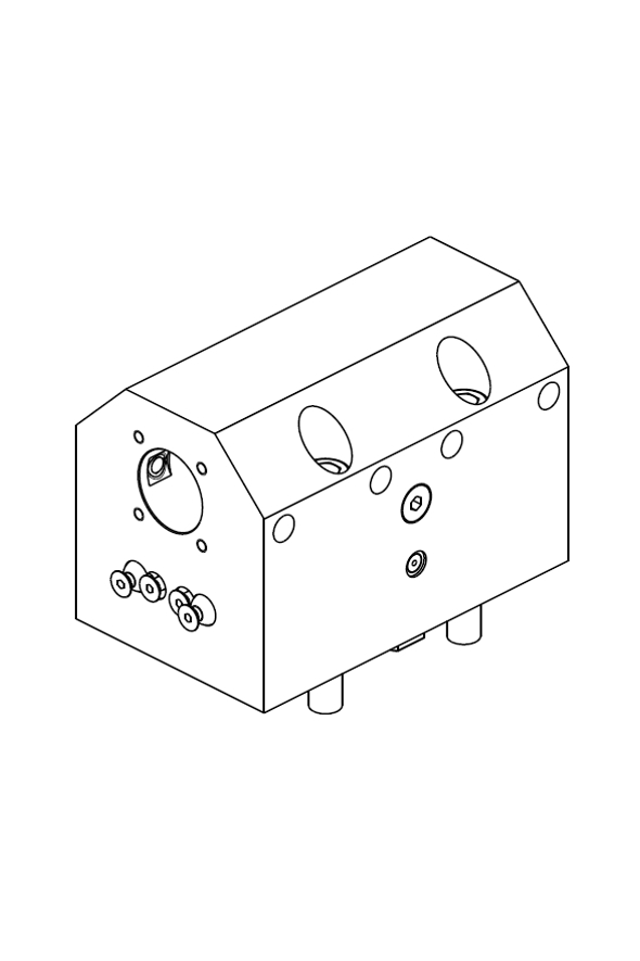 AXIAL SINGLE BORING BAR HOLDER EXTENDED Ø32mm H=72mm