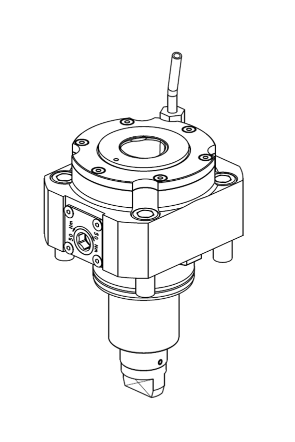 RADIAL ANGETRIEBENES WERKZEUG MT CAPTO