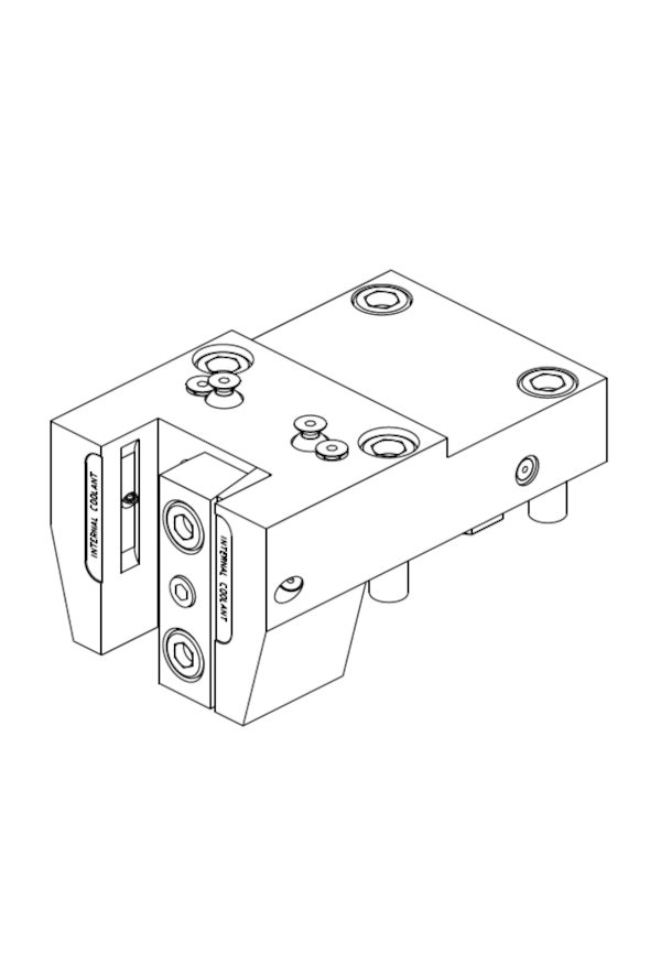 RADIAL REAR-SET SINGLE STATIC TOOL QD=25mm