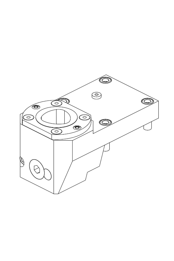 RADIAL SINGLE-WERKZEUGHALTER ZURUECKVERSETZT MT CAPTO
