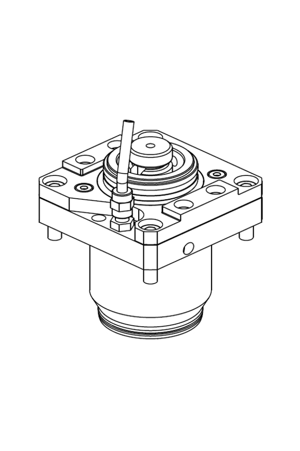 AXIAL HSK DRIVEN TOOL