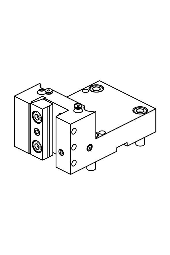PORTAUTENSILE RADIALE SINGOLO