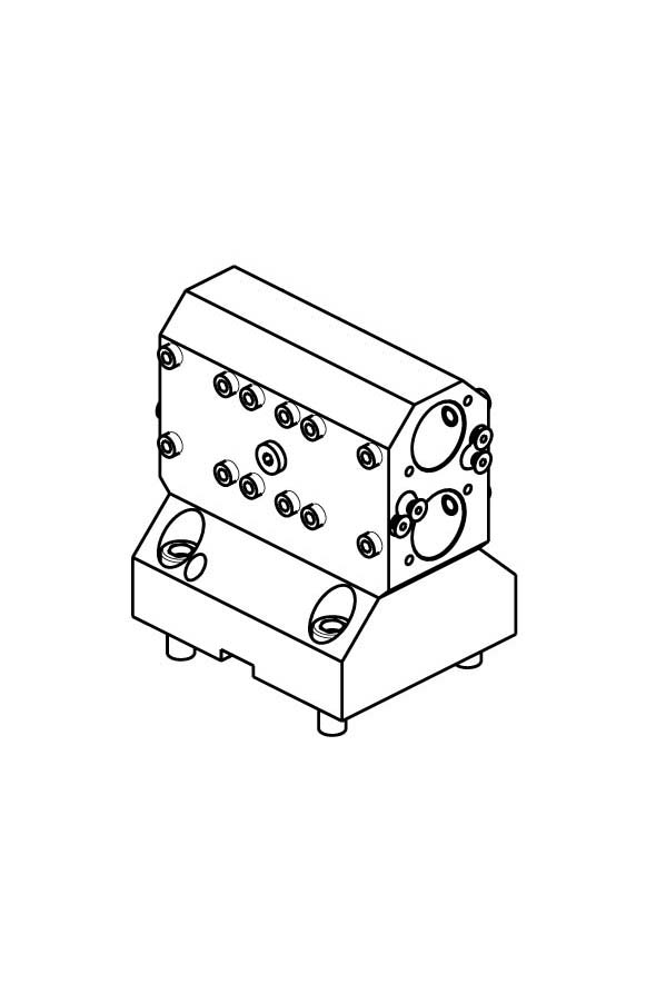 AXIAL 2+2 BORING BAR HOLDER Ø32 mm / Ø1 1/4"