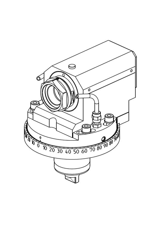 AXIAL MTSK DRIVEN TOOL FOR POWER SKIVING H=85mm