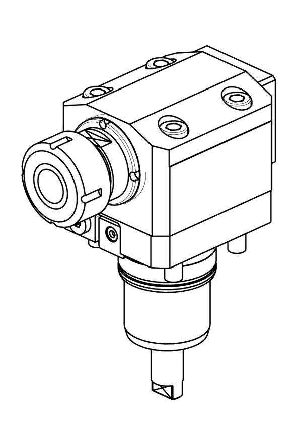 AXIAL DRIVEN TOOL H=55mm