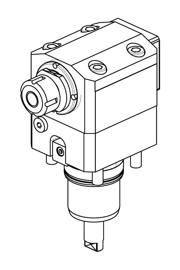 AXIAL DRIVEN TOOL H=75mm
