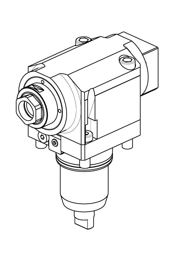 AXIAL DRIVEN TOOL H=65 mm