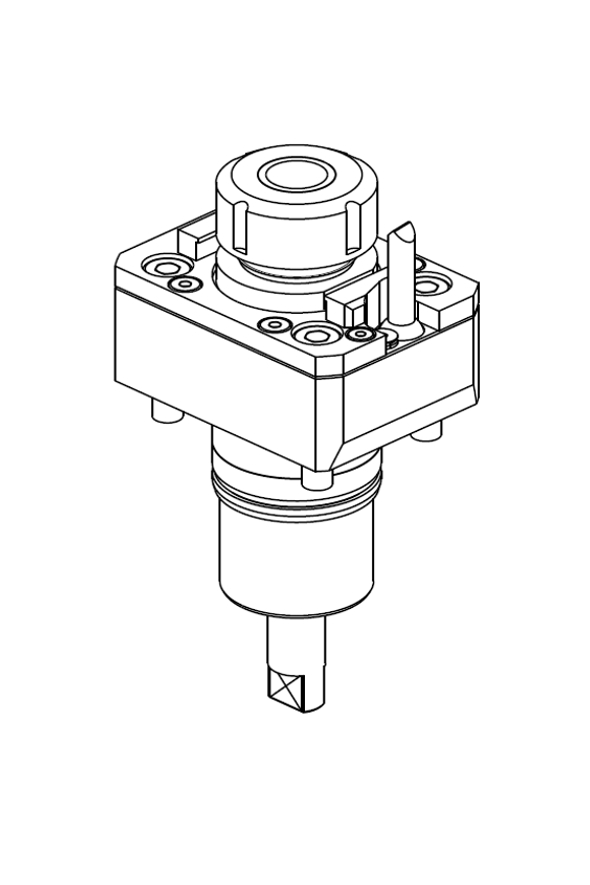 RADIAL ANGETRIEBENES WERKZEUG VERGROESSERT 12000 RPM