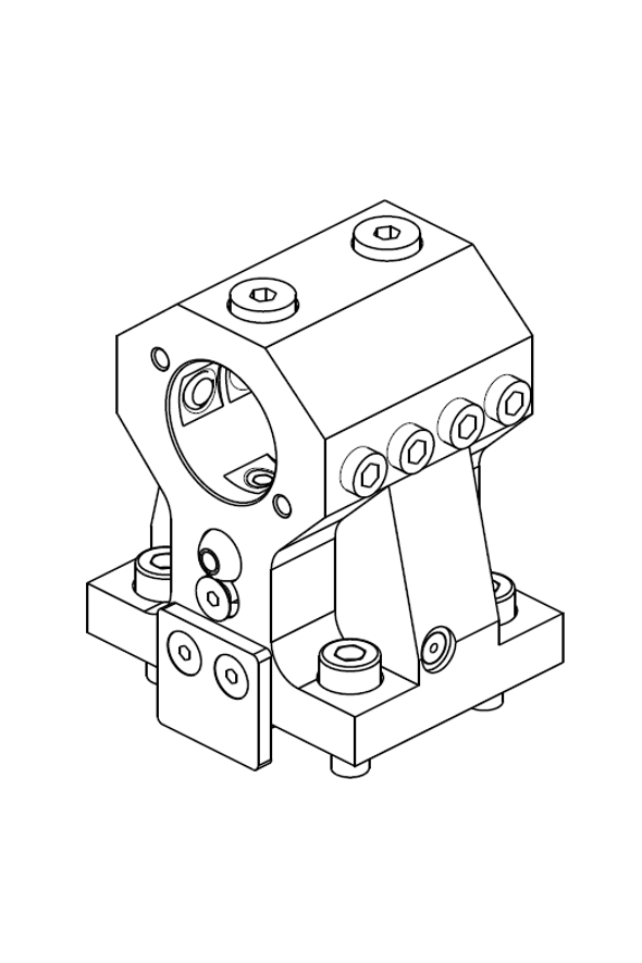 AXIAL BORING BAR HOLDER Ø32 mm H=65 mm