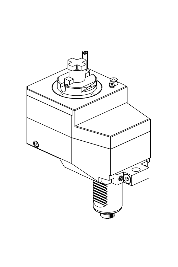 AXIAL DRIVEN TOOL VDI 40 DIN 5480 OFFSET 60 mm