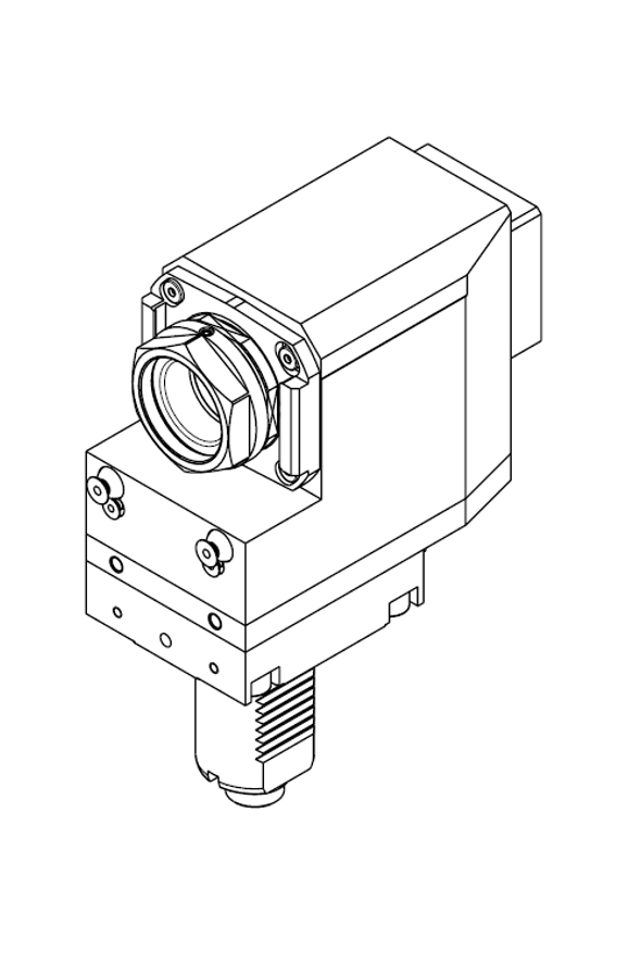 RADIAL MTSK REAR-SET DRIVEN TOOL VDI 40 DIN 5480 H=100 mm GEARED-DOWN I=2:1